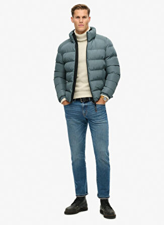 Superdry Koyu Mavi Erkek Mont M5011912A9VC_SPORTS PUFFER JACKET