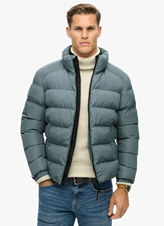 Superdry Koyu Mavi Erkek Mont M5011912A9VC_SPORTS PUFFER JACKET