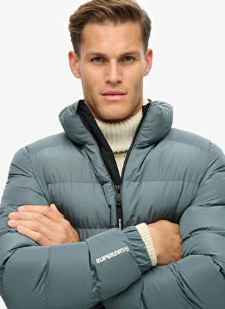 Superdry Koyu Mavi Erkek Mont M5011912A9VC_SPORTS PUFFER JACKET