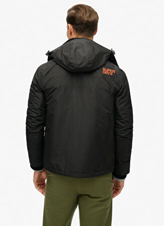 Superdry Siyah Erkek Mont M5011921A02A_HOODED MTN WINDBREAKER