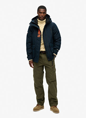 Superdry Lacivert Erkek Mont M5011922A98T_HOOD ULTIMATE EMB WIND