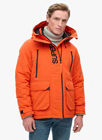 Superdry Turuncu Erkek Mont M5011922AWZT_HOOD ULTIMATE EMB WIND