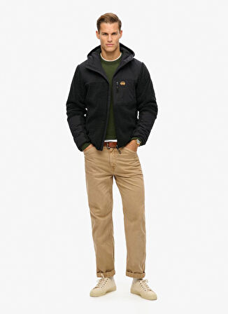 Superdry Siyah Erkek Mont M5011979AAVB_HOOD EXPEDITION BORG H