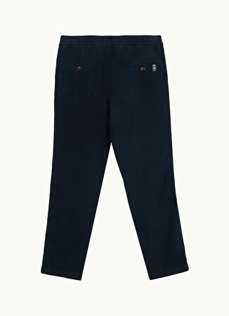 Superdry Lastikli Bel Regular Fit Lacivert Erkek Chino Pantolon MERCHANT LINEN PANT