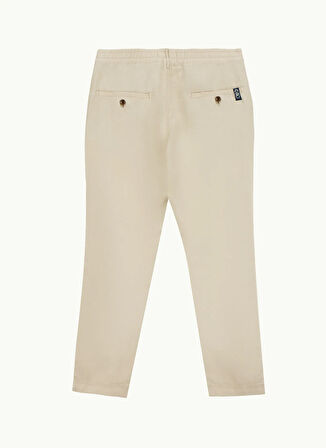 Superdry Lastikli Bel Regular Fit Bej Erkek Chino Pantolon MERCHANT LINEN PANT