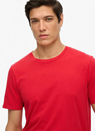 Superdry Bisiklet Yaka Kırmızı Erkek T-Shirt M1012140A-F7L_CLASSIC ESSENTIAL TEE