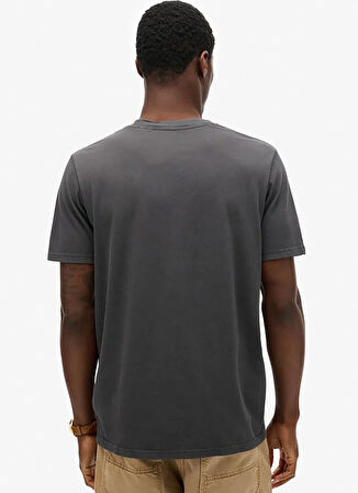 Superdry Bisiklet Yaka Gri Erkek T-Shirt M1012218A-04A_WORKWEAR EMBOSSED REL