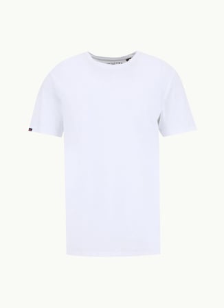 Superdry Bisiklet Yaka Düz Beyaz Erkek T-Shirt CLASSIC ESSENTIAL TEE