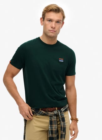 Superdry Lacivert Erkek Logo Baskılı T-Shirt