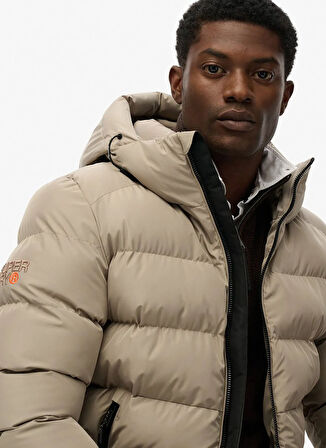Superdry Bej Erkek Mont M5011905A-9UN