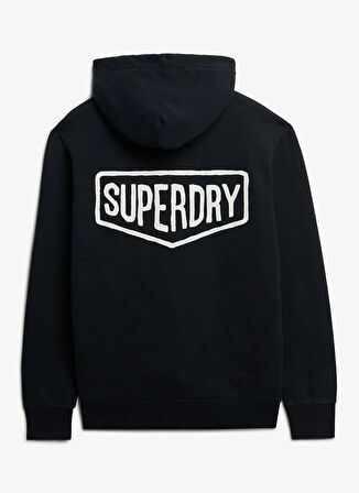 Superdry Kapüşon Yaka Siyah Erkek Sweatshırt M2014295A-02A