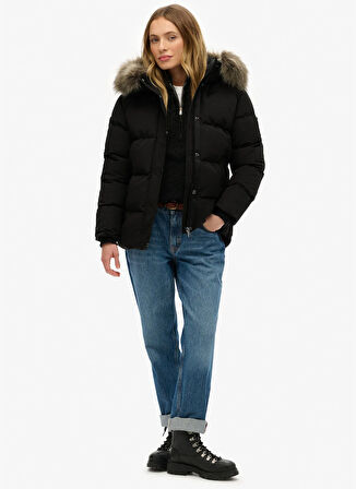 Superdry Siyah Kadın Mont W5011929A