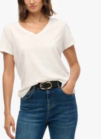 Superdry W7011261A Indigo Kadın Yüksek Bel Flare Denim Pantolon
