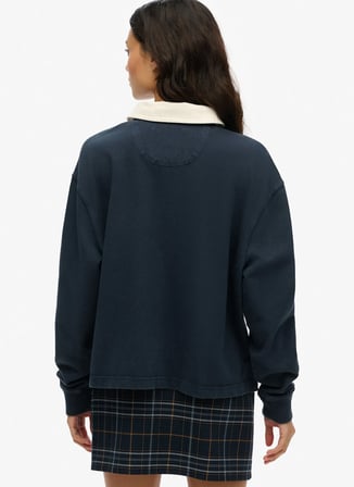 Superdry Gömlek Yaka Lacivert Kadın Bluz W2012352A