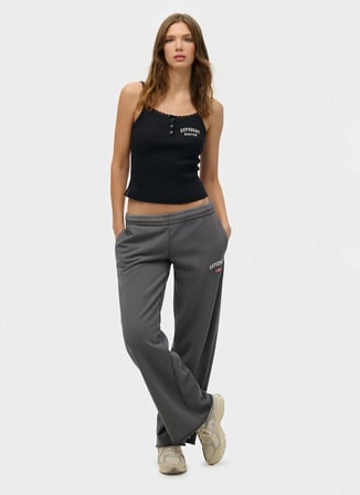 Superdry Lacivert Kadın Logo Baskılı Atlet W6012154A