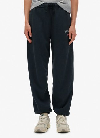 Superdry Lacivert Kadın Logo Baskılı Eşofman Altı W7011169A