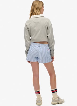 Superdry Mavi Kadın Çizgili Şort W7110476A