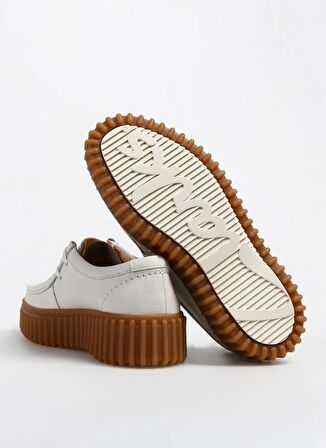 Clarks Beyaz Kadın Deri Düz Ayakkabı 26172085