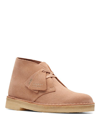 Clarks Süet Açık Kahve Kadın Düz Ayakkabı 26173214