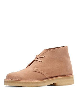 Clarks Süet Açık Kahve Kadın Düz Ayakkabı 26173214