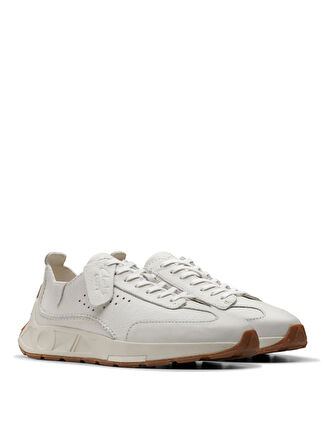 Clarks Beyaz Erkek Deri Sneaker Craft Speed