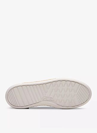 Clarks Beyaz Kadın Deri Sneaker 26176397