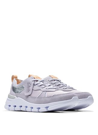 Clarks Gri Kadın Deri Sneaker 26176407