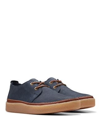 Clarks Nubuk Lacivert Erkek Günlük Ayakkabı Clarkwood Low