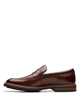 Clarks Deri Kahve Erkek Günlük Ayakkabı Aldwin Step