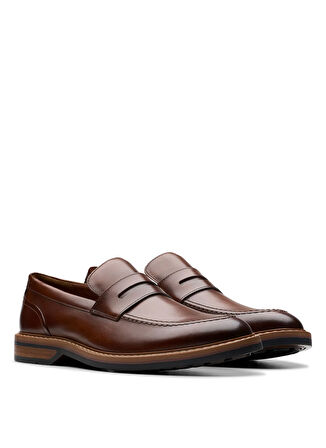 Clarks Deri Kahve Erkek Günlük Ayakkabı Aldwin Step