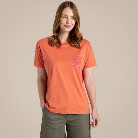 Craghoppers Bistort SS Kadın T-Shirt-TURUNCU