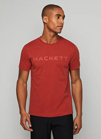 Hackett Bisiklet Yaka Turuncu Erkek T-Shirt HM500713