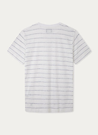Hackett Bisiklet Yaka Beyaz Erkek T-Shirt HM500806