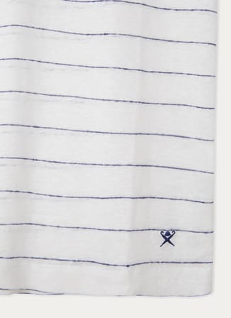 Hackett Bisiklet Yaka Beyaz Erkek T-Shirt HM500806