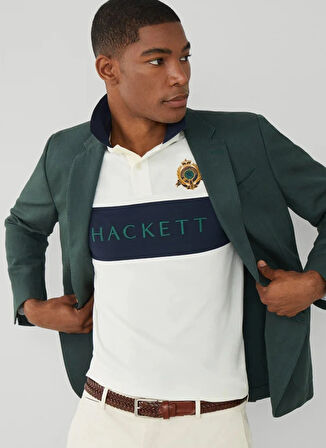 Hackett Beyaz Erkek Polo T-Shirt HM563265