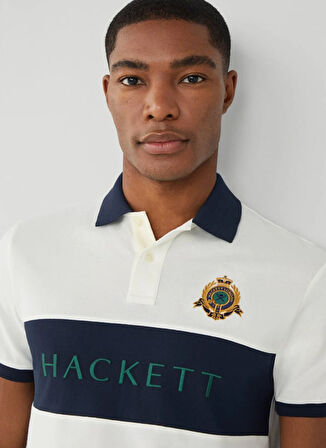 Hackett Beyaz Erkek Polo T-Shirt HM563265