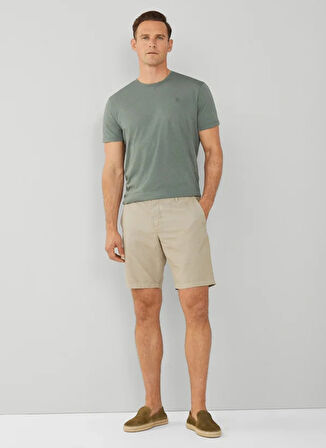 Hackett Bisiklet Yaka Haki Erkek T-Shirt HM500796
