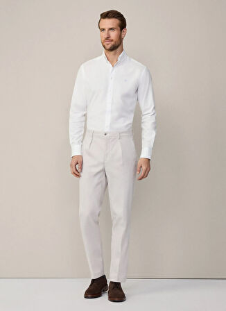 Hackett Slim Fit Gömlek Yaka Beyaz Erkek Gömlek HM3010028