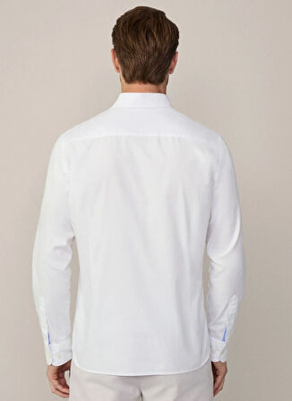 Hackett Slim Fit Gömlek Yaka Beyaz Erkek Gömlek HM3010028