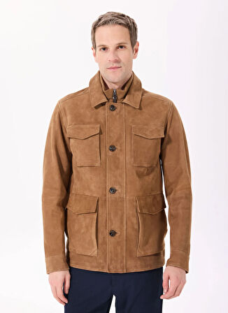 Hackett Deve Tüyü Erkek Deri Mont HM403231