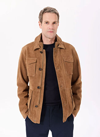 Hackett Deve Tüyü Erkek Deri Mont HM403231
