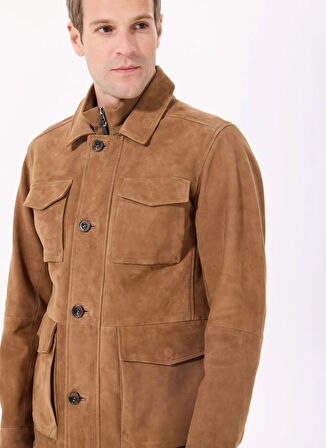 Hackett Deve Tüyü Erkek Deri Mont HM403231