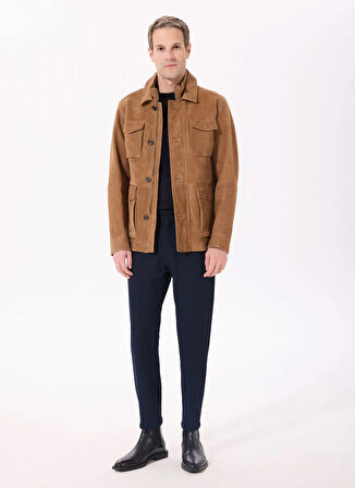 Hackett Deve Tüyü Erkek Deri Mont HM403231