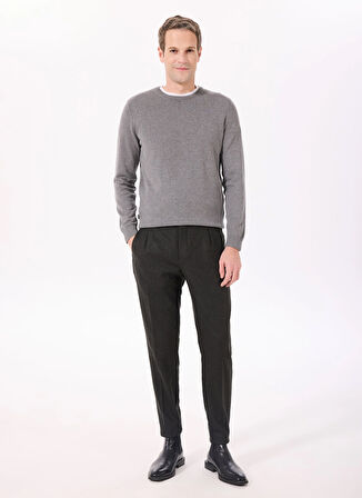 Hackett Normal Bel Normal Paça Slim Fit Koyu Haki Erkek Pantolon HM212660