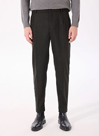 Hackett Normal Bel Normal Paça Slim Fit Koyu Haki Erkek Pantolon HM212660
