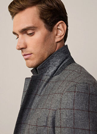 Hackett Slim Fit Gri Erkek Ceket HM443432