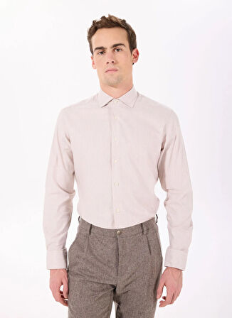 Hackett Slim Fit Gömlek Yaka Taş Erkek Gömlek HM3010096
