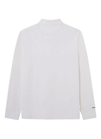 Hackett Polo Yaka Ekru Erkek Sweatshırt HM570837