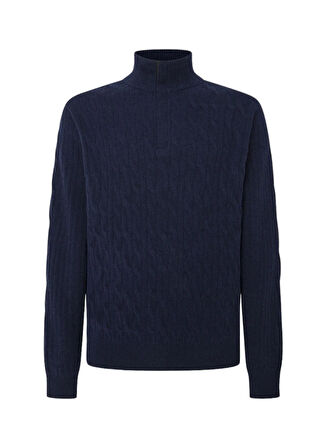 Hackett Bato Yaka Slim Fit Antrasit Erkek Kazak HM703242