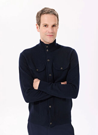 Hackett Koyu Lacivert Erkek Hırka HM703219